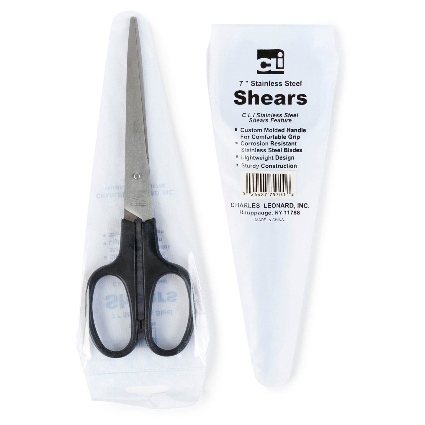 Shears - Stainless Steel - Office - 7&#x22; Straight