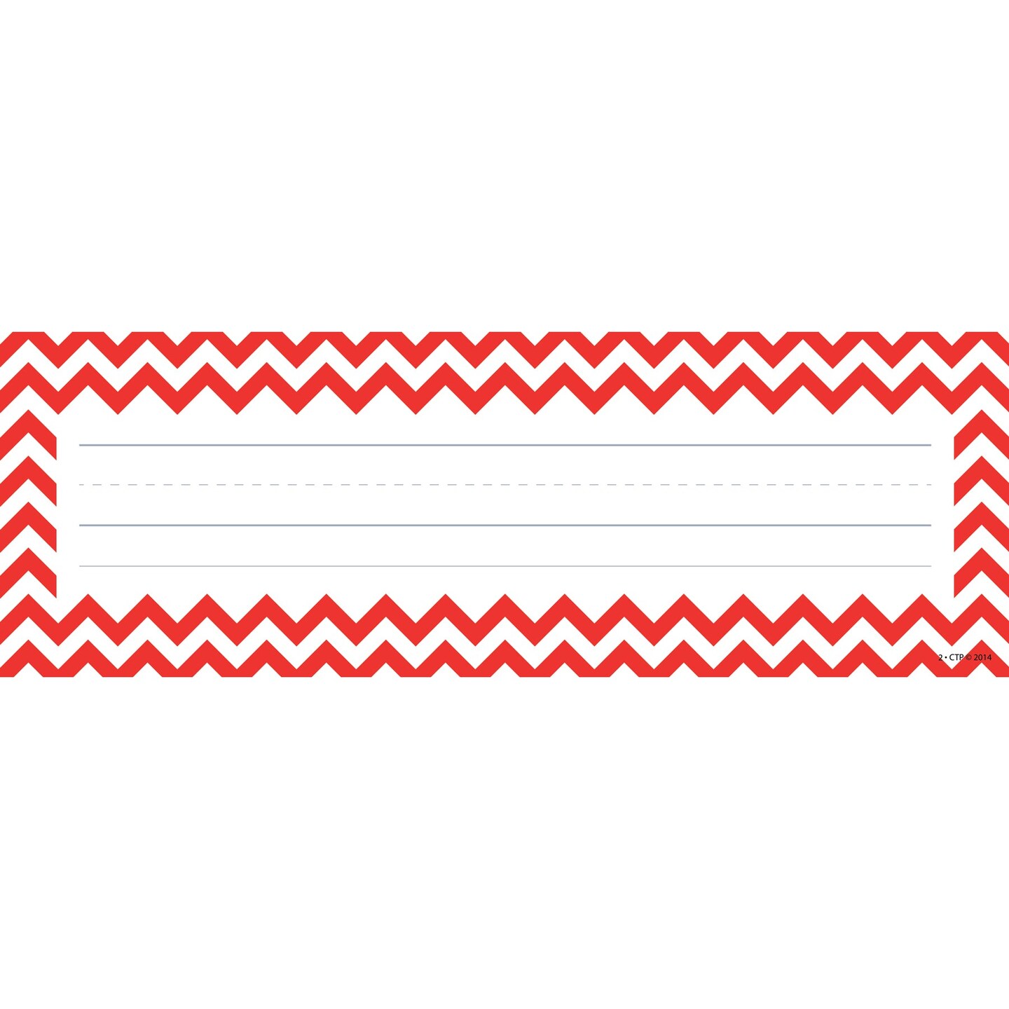 Chevron Solids Name Plates, 36 Per Pack