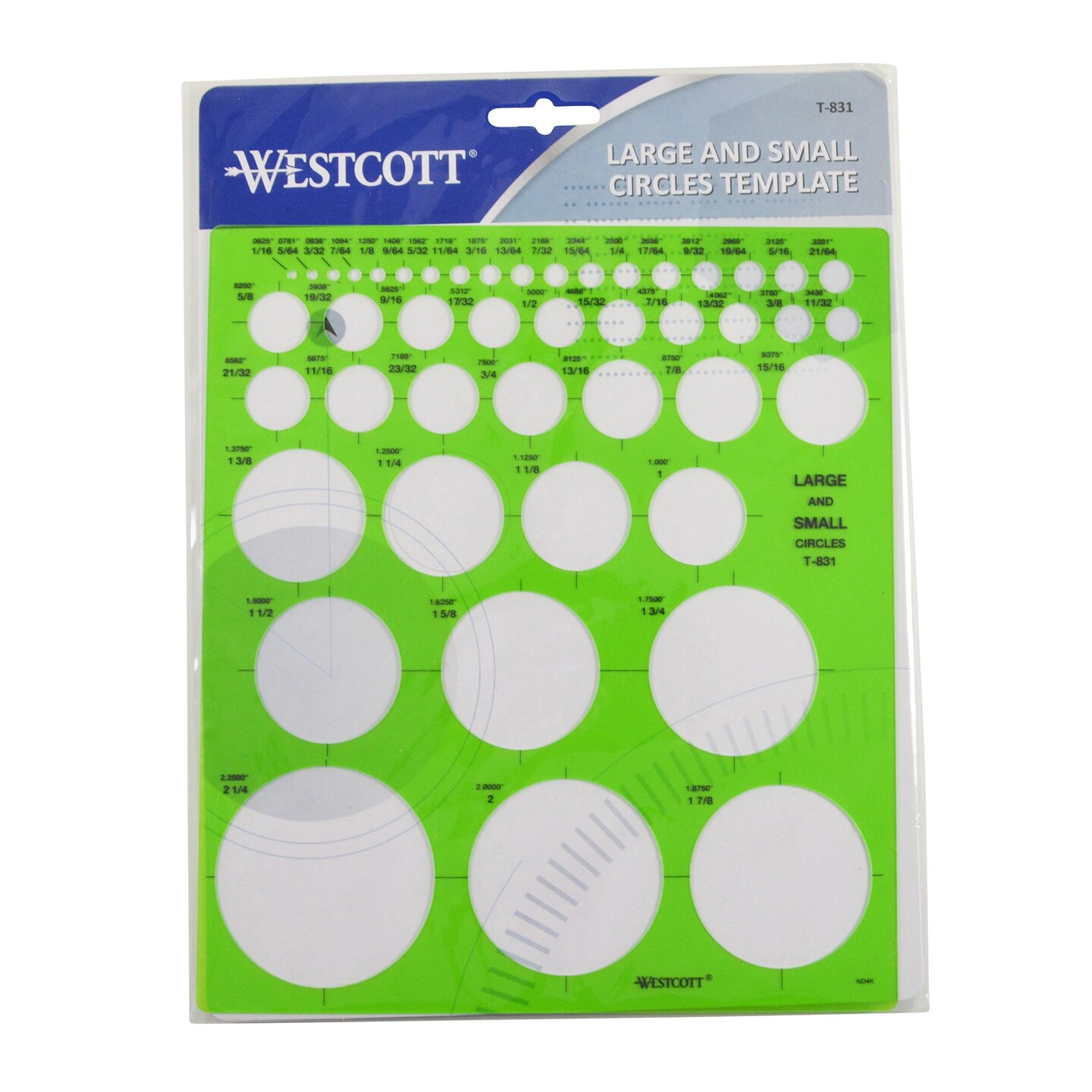 Large &#x26; Small Circles Template, Pack of 3