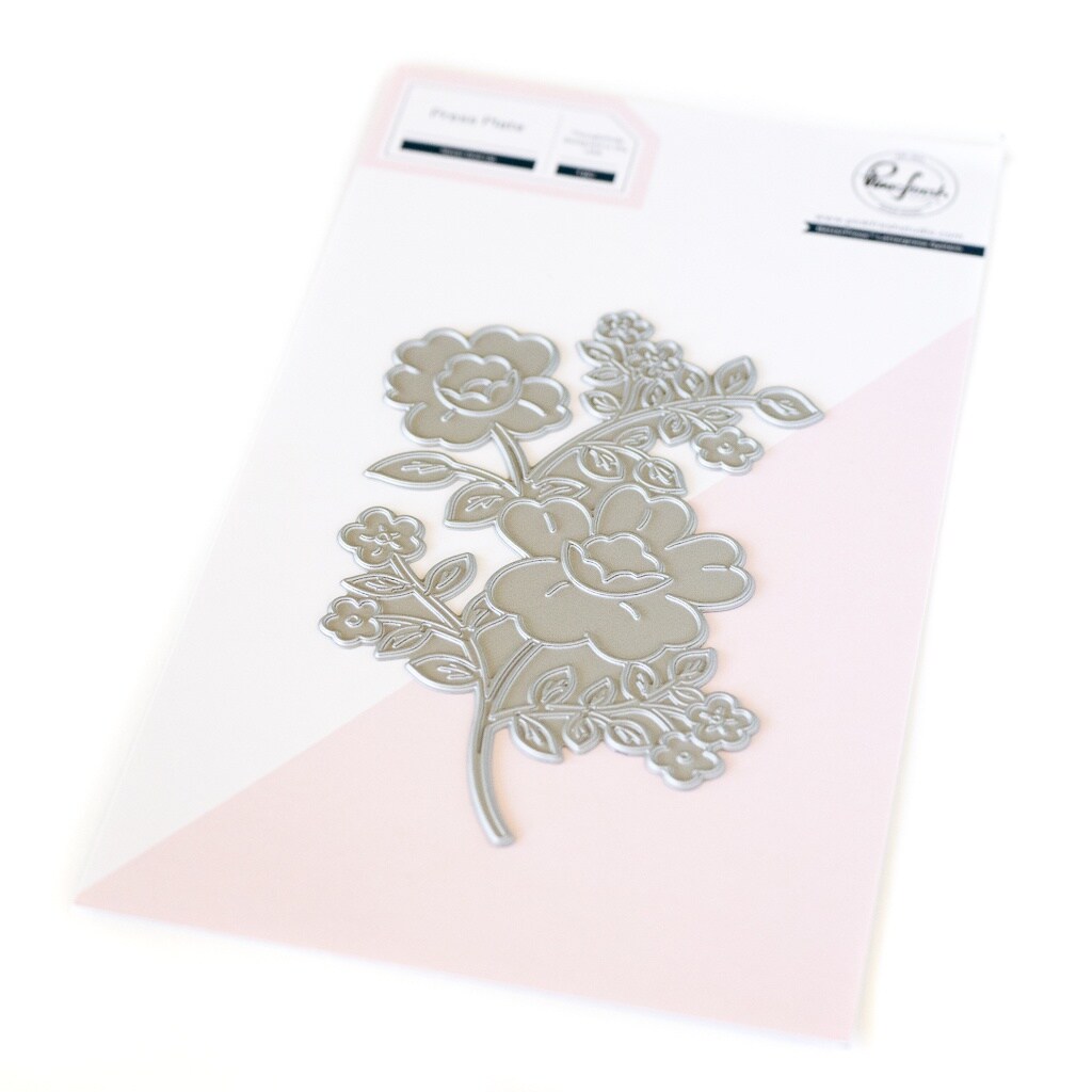 Pinkfresh Studio Press Plate-Never Give Up