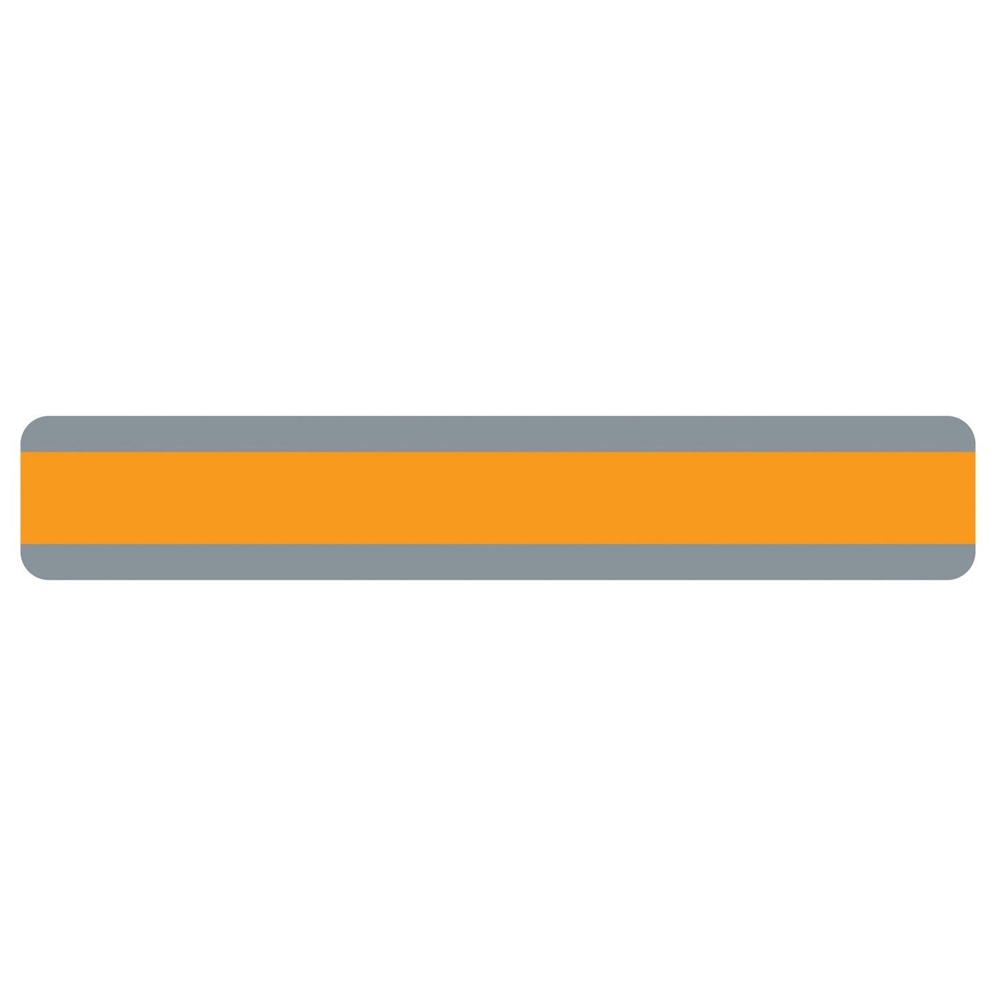 Double Wide Sentence Strip Reading Guide, 1-1/4" x 7-1/4", Orange
