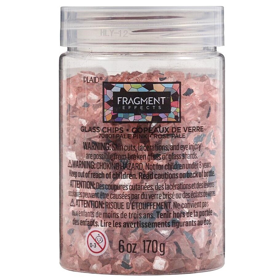Plaid Fragment Effects Glass Chips 6oz