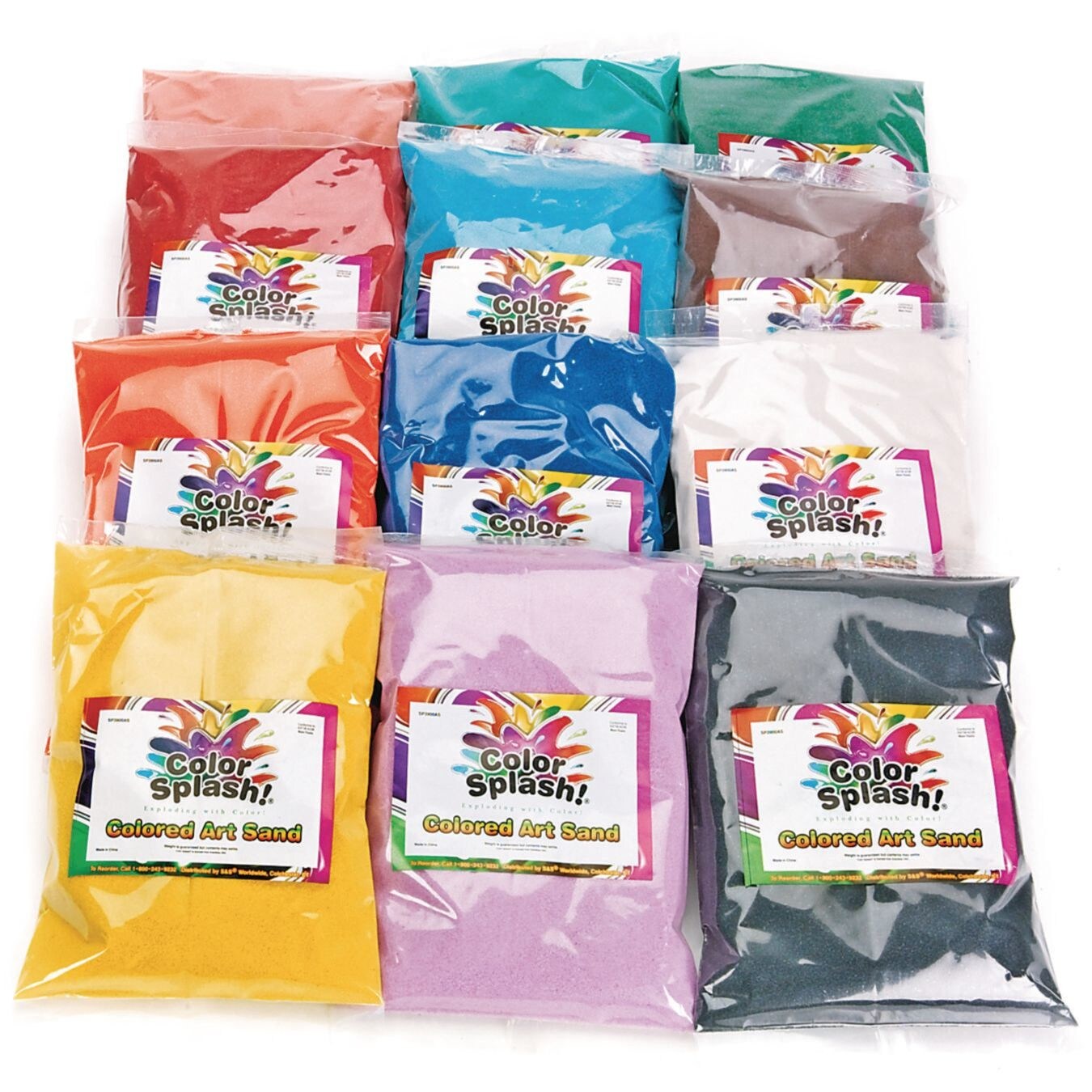 S&S® Worldwide Mini Sand Art Bottles Set