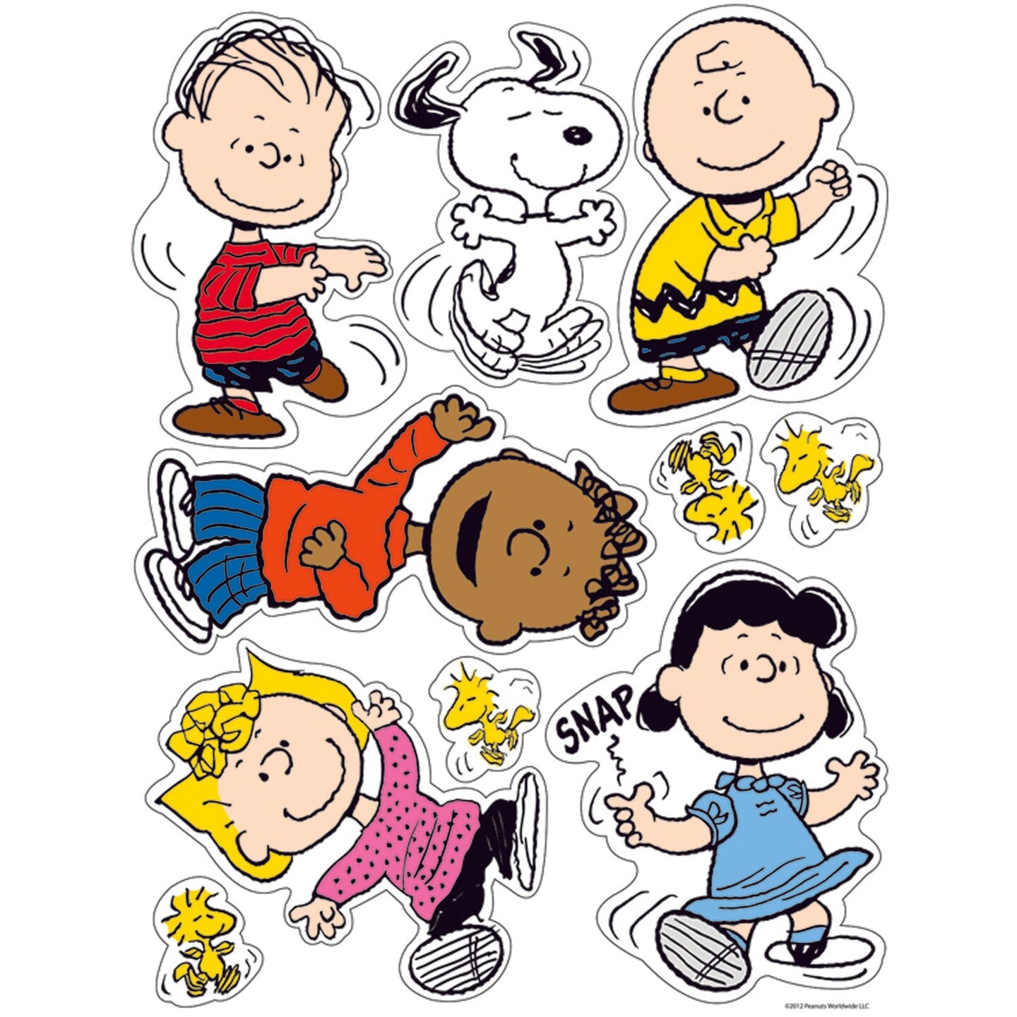 Peanuts&#xAE; Classic Characters Window Clings, 1 Sheet