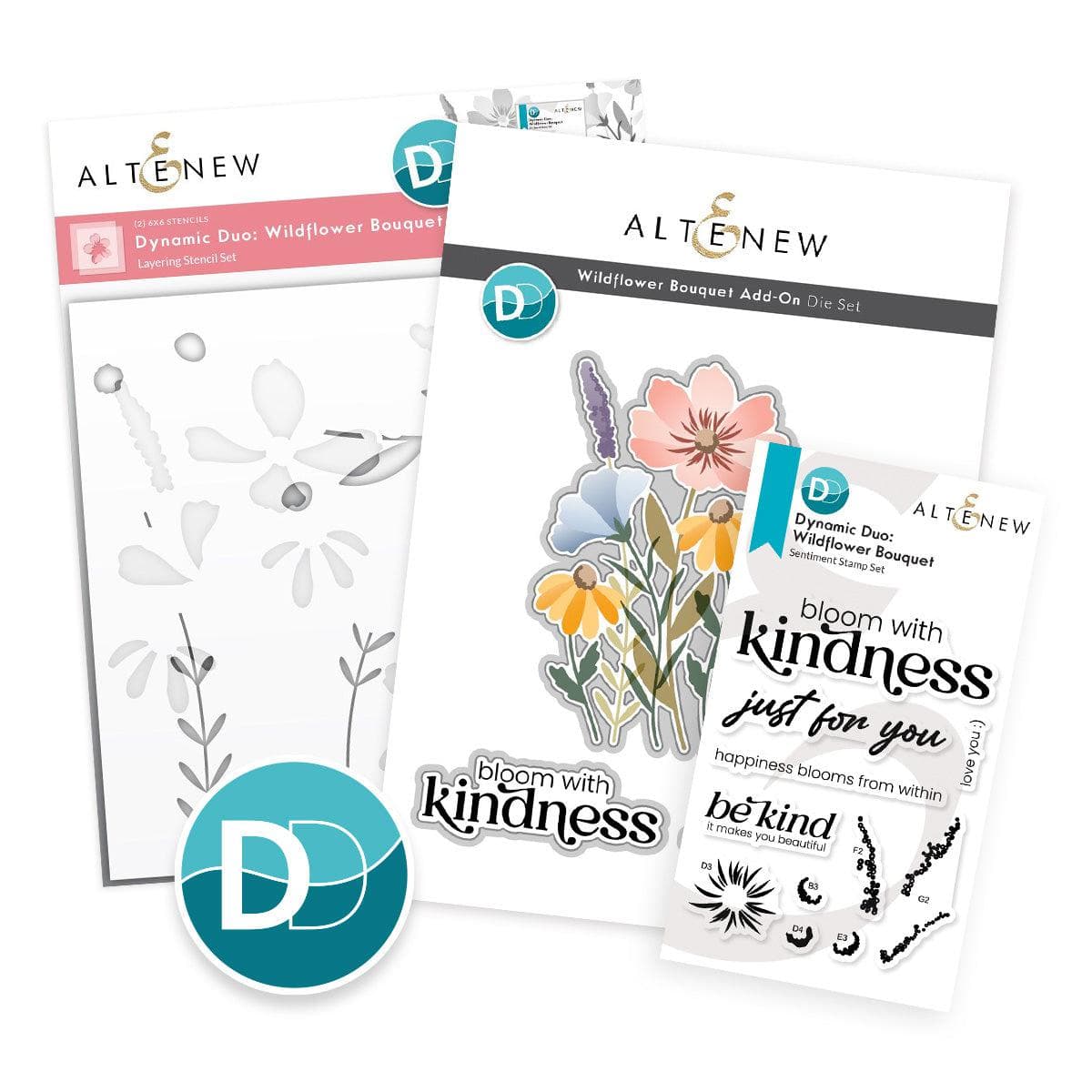 Dynamic Duo: Wildflower Bouquet &#x26; Add-on Die Bundle