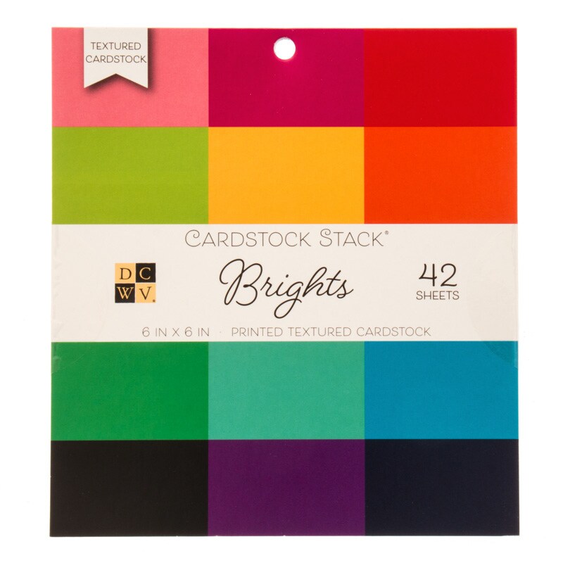 DCWV&#xAE;&#xFE0F; MAT STACK - DCWV - 6 X 6 - BRIGHTS TEXTURED (42 SH) PS-006-00095