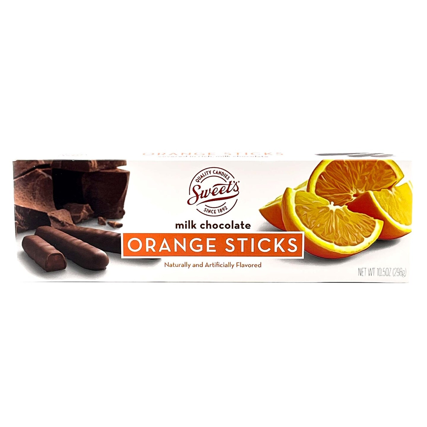 Sweet Milk Choc Orange Stick 10.5Z Box 1Lb (84Pc/Lb)