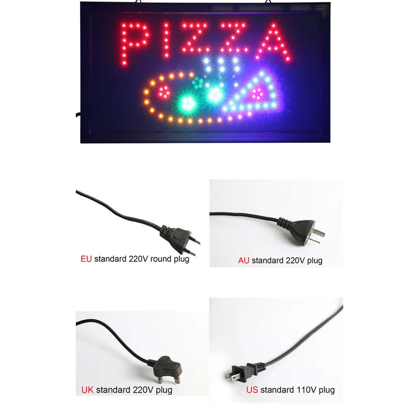 Custom LED Pizza Letter Sign Board