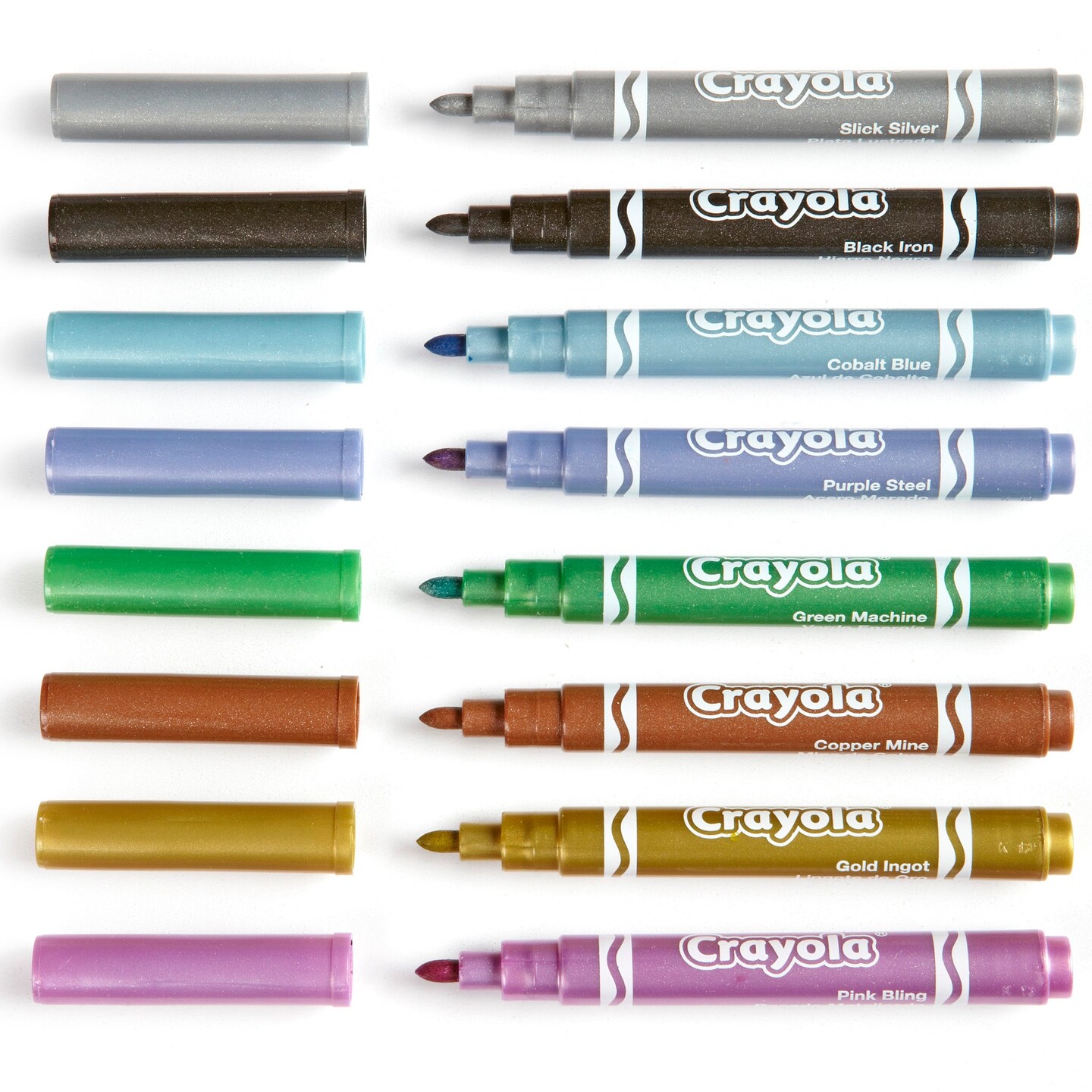 Metallic Markers, 8 Count