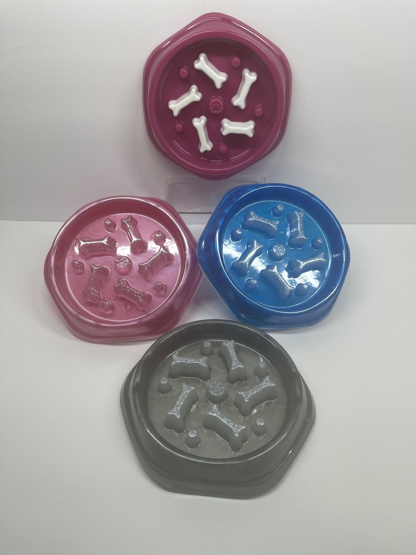 product name is Slow-Feed Dog Bowl for Small Dogs