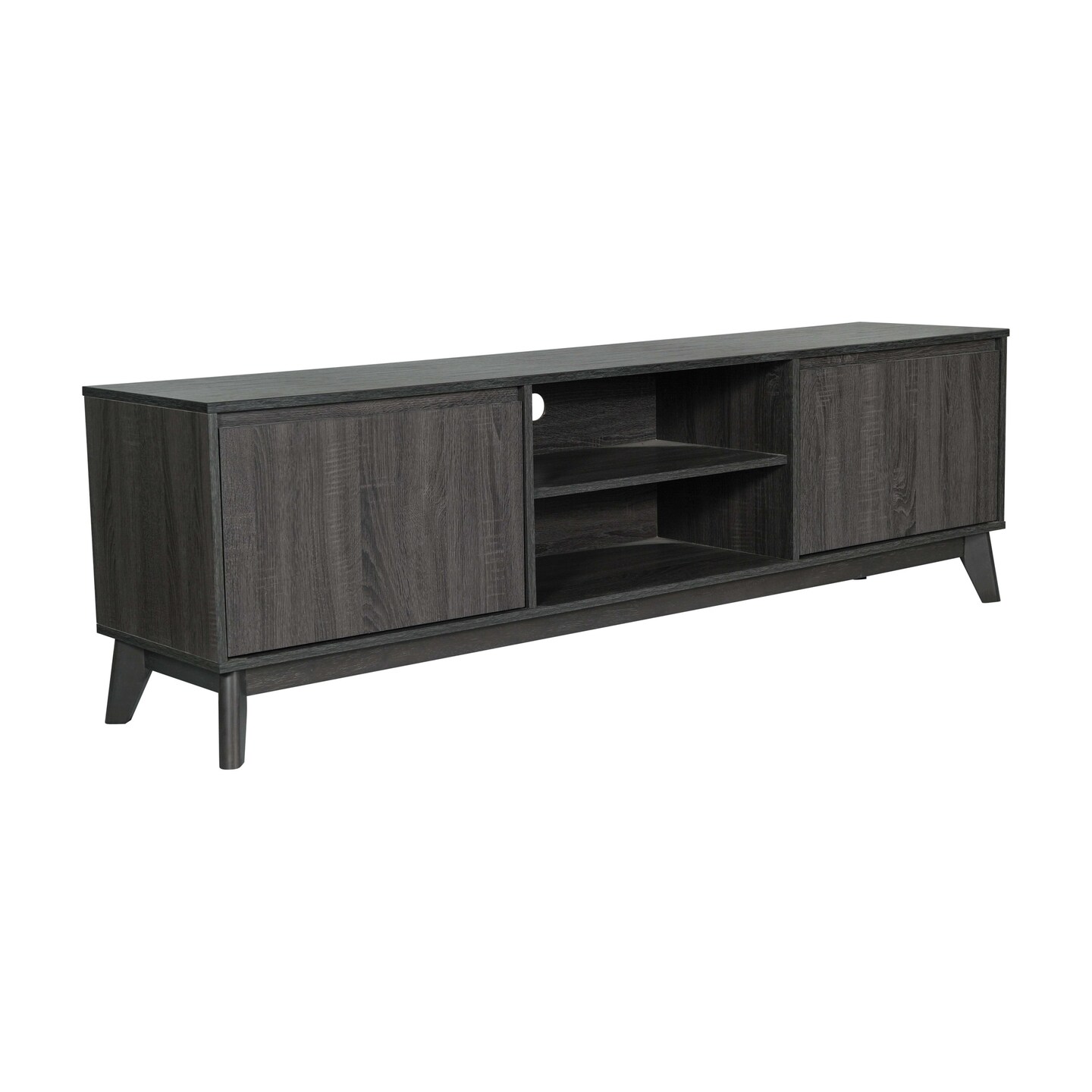 Merrick Lane Blakely Mid-Century Modern TV Stand Made with Durable Engineered Wood
