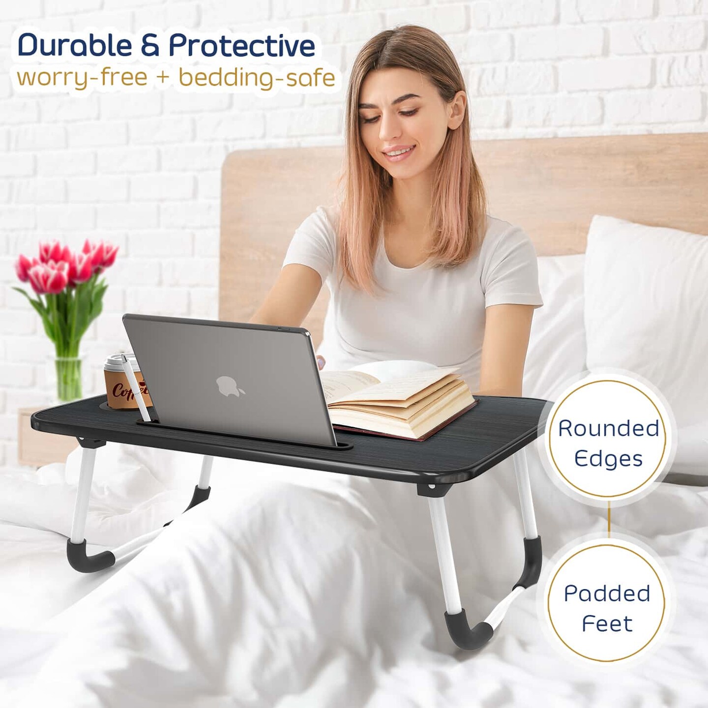 Nestl Lap Desk with USB ports and Drawer
