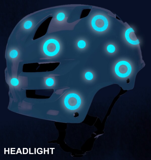 bike helmet reflectors FLECTR reflective kit Dont want to get run over at night Waterproof Reflective Bicycle Helmet Cover