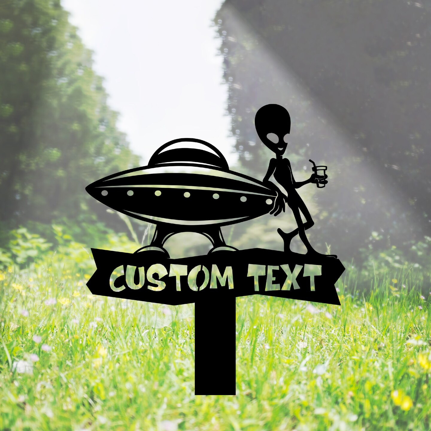 BNNG UFO Disc O Ball Desktop Decoration Disc O Ball Decor Disc O Spaceship Retro Reflective Décor Mirror Decorations For Home, Party, Garden, Handmade