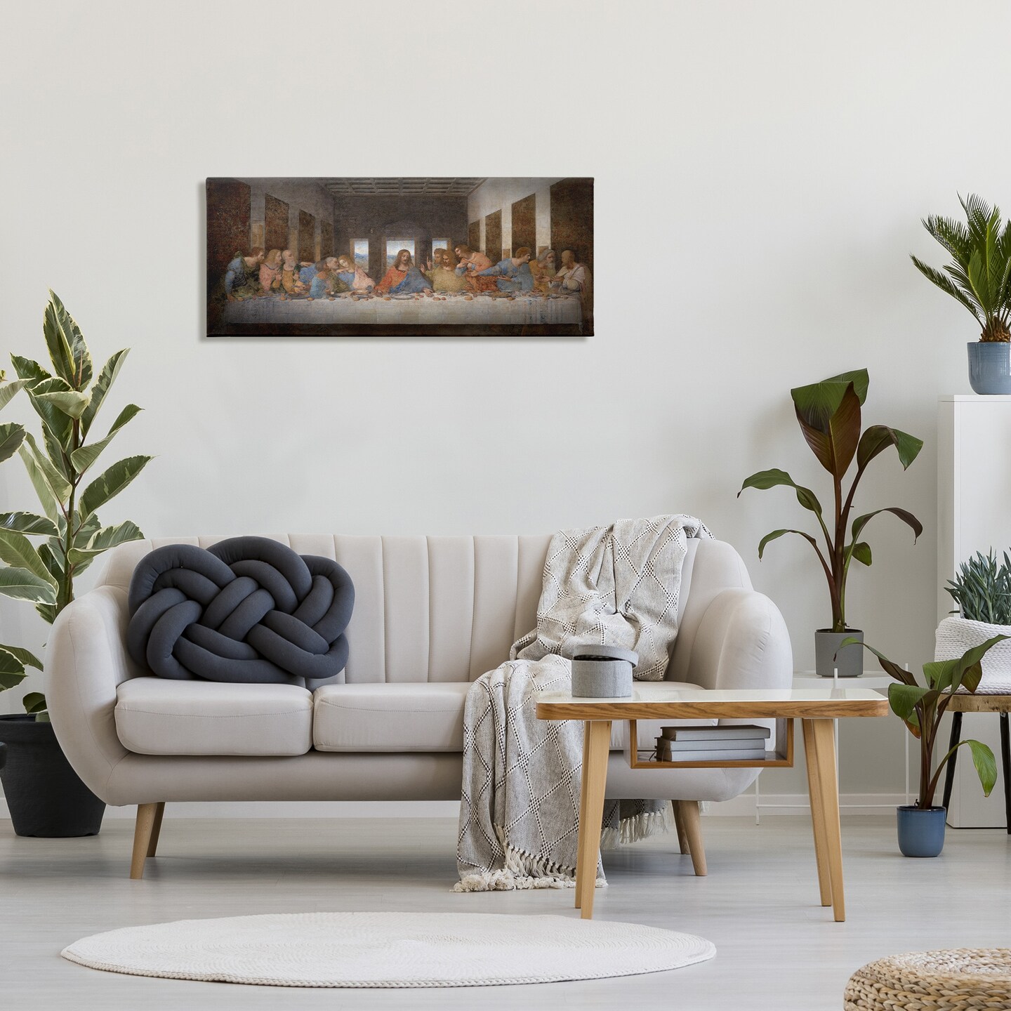 Stupell Industries Last Supper Religious Classical Painting Canvas Wall Art