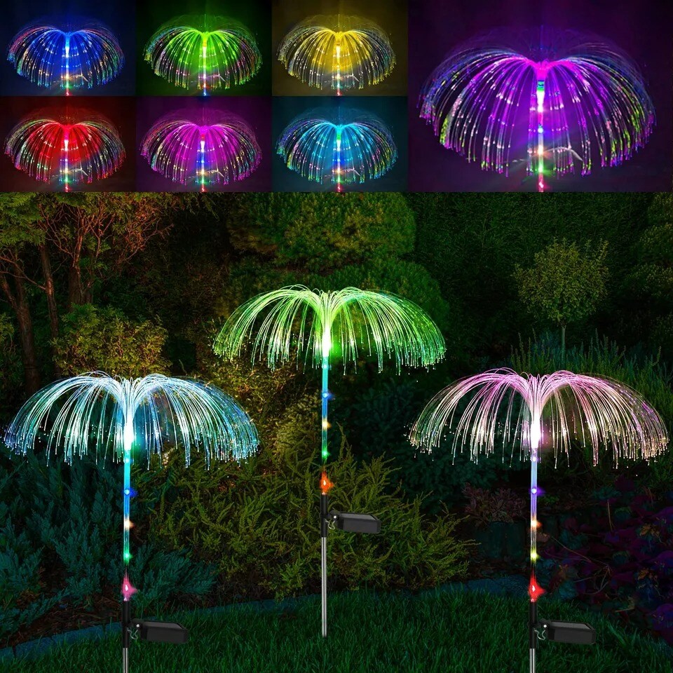 Outdoor Waterproof Solar Lights Jellyfish Decorations