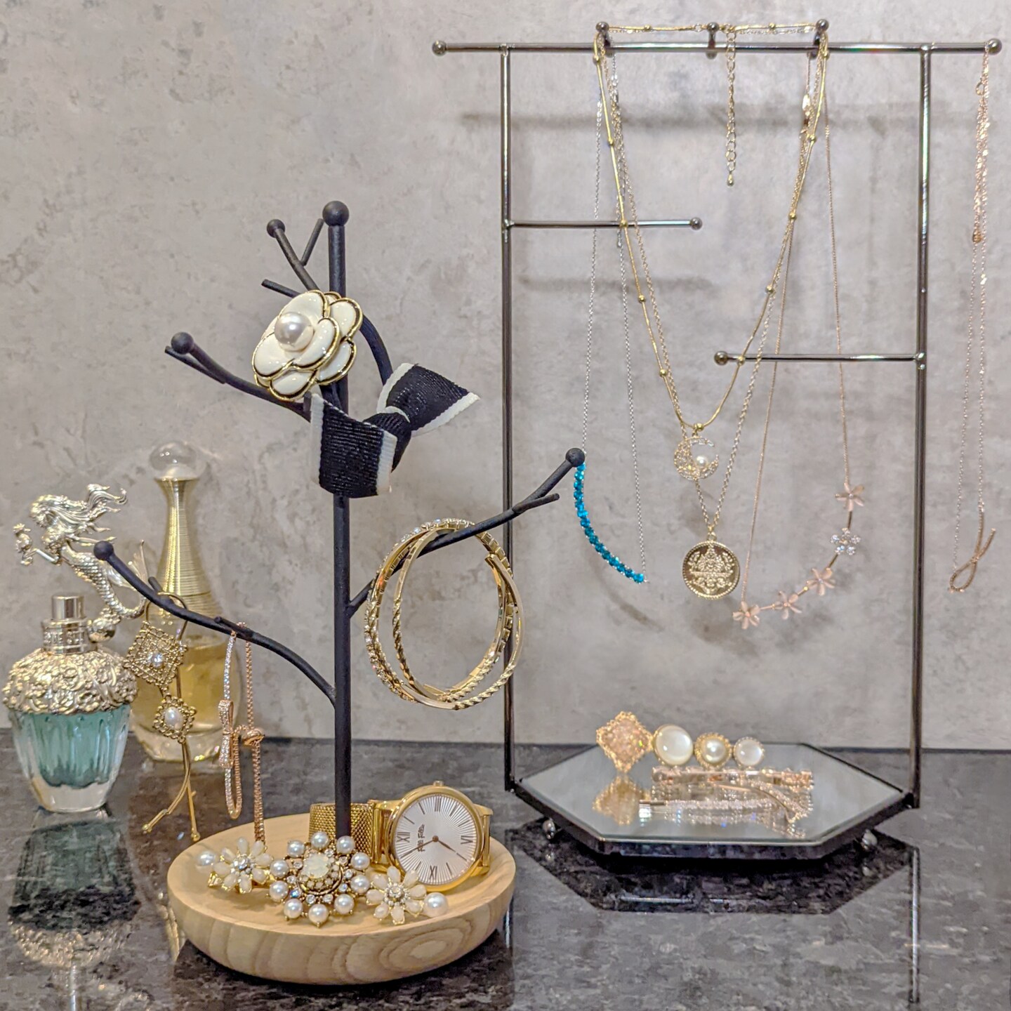 Mango Steam Jewelry Tree Hanger for Bracelets, Necklaces, Hoop Earrings, &#x26; Rings