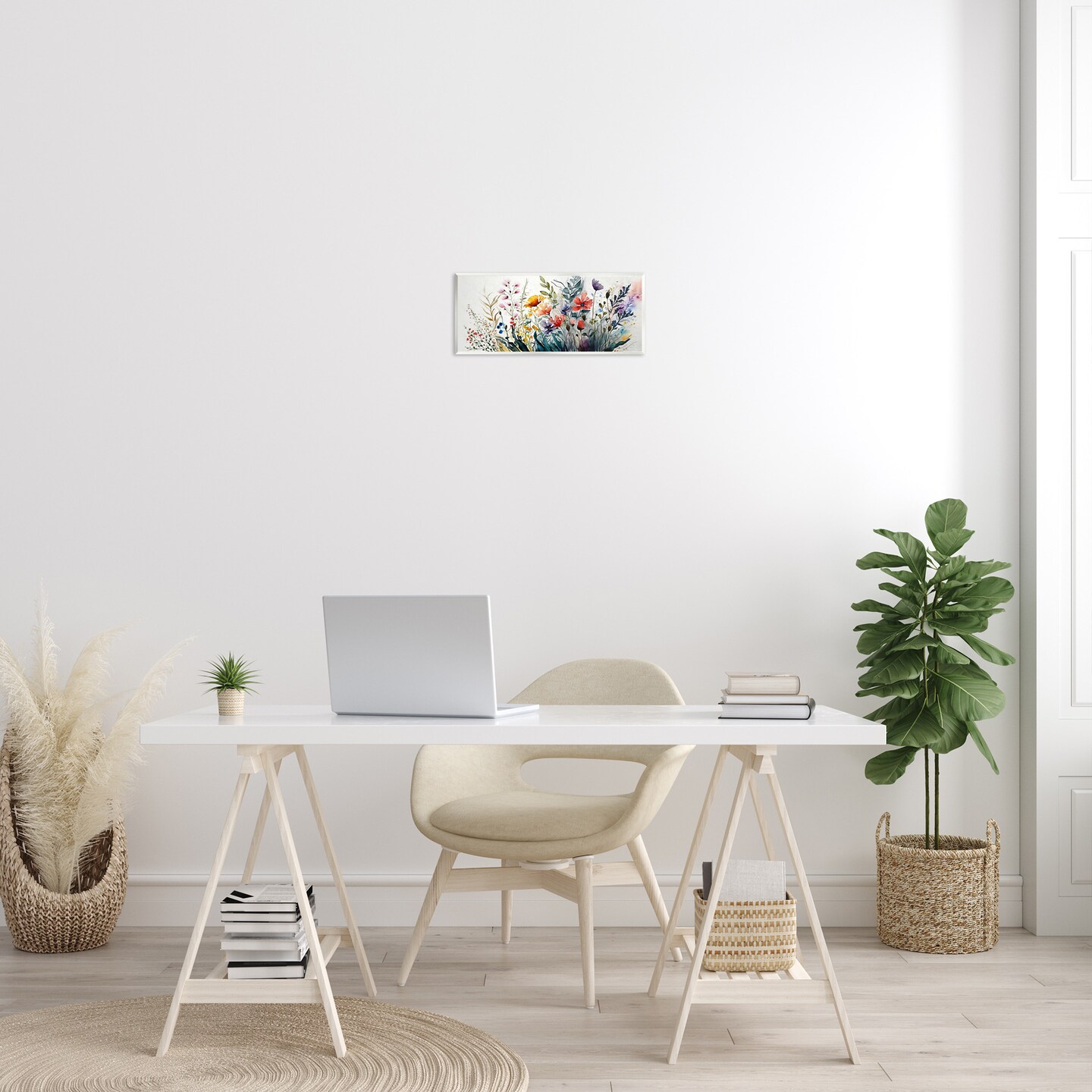 Stupell Industries Bold Floral Hues Blooming Nature Wall Plaque Art