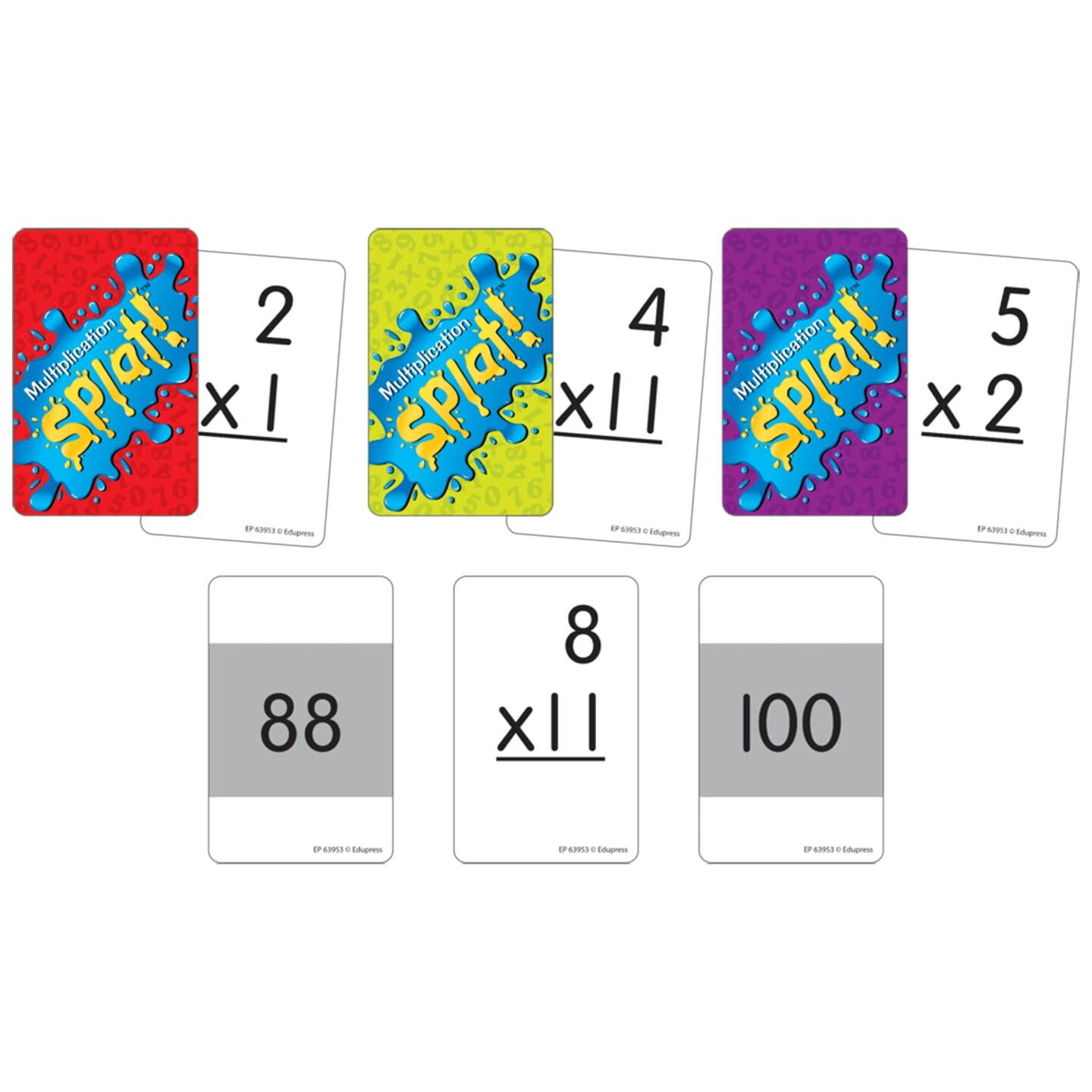 Multiplication Splat&#x2122; Card Game