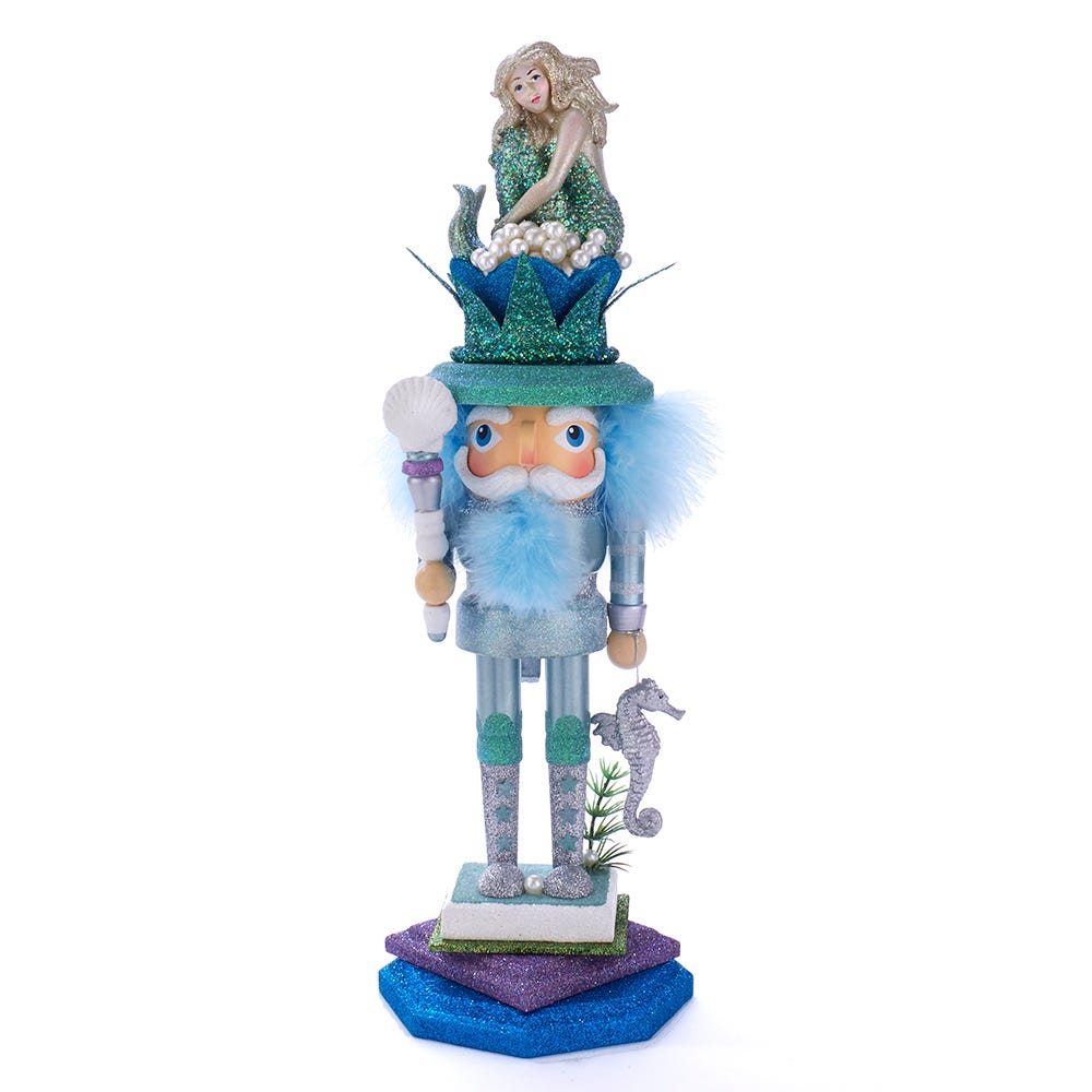 Kurt Adler 17.5-Inch Hollywood&#x2122; Mermaid King Nutcracker