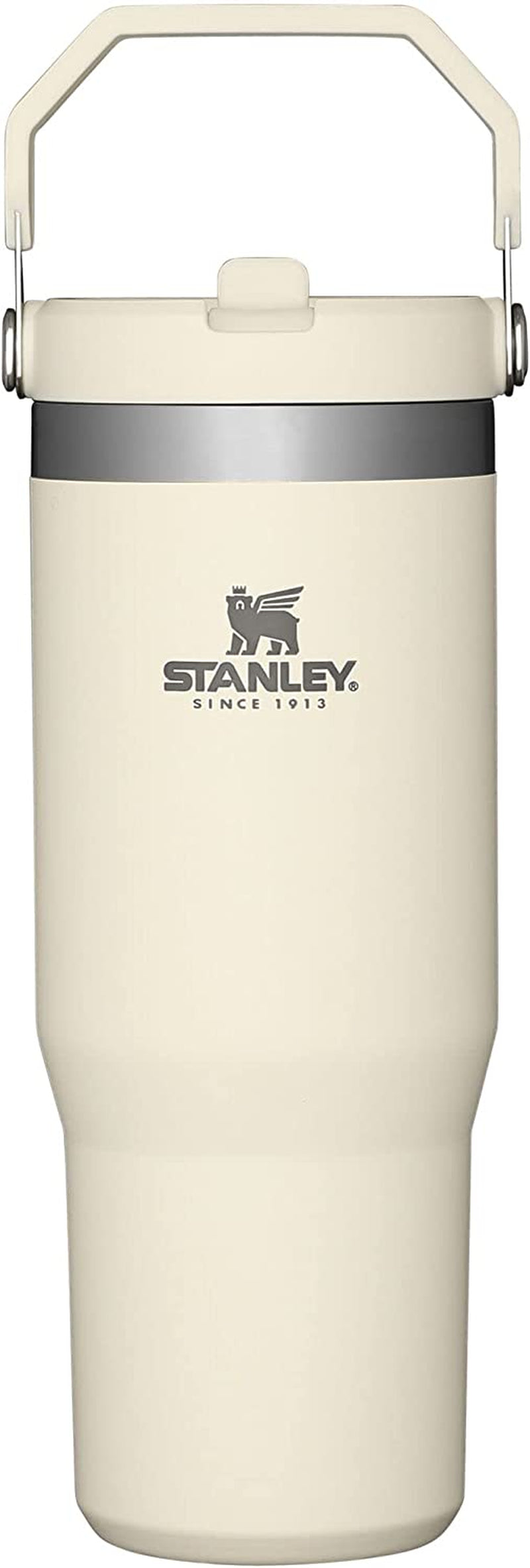 Iceflow Stainless Steel Tumbler with Straw, Vacuum Insulated Water Bottle for Home, Office or Car, Reusable Cup with Straw Leak Resistant Flip
