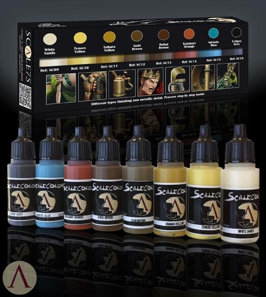 ScaleColor - NMM Gold and Copper Paint Set