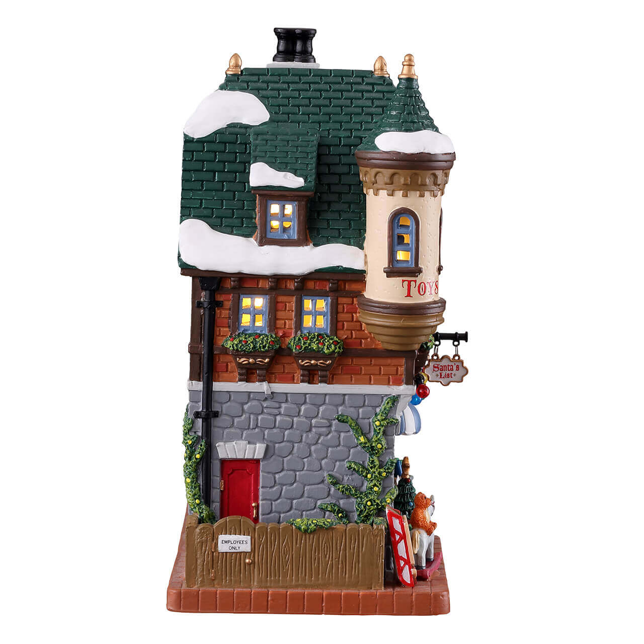 LEMAX Santa&#x27;s List Toy Shop #15798