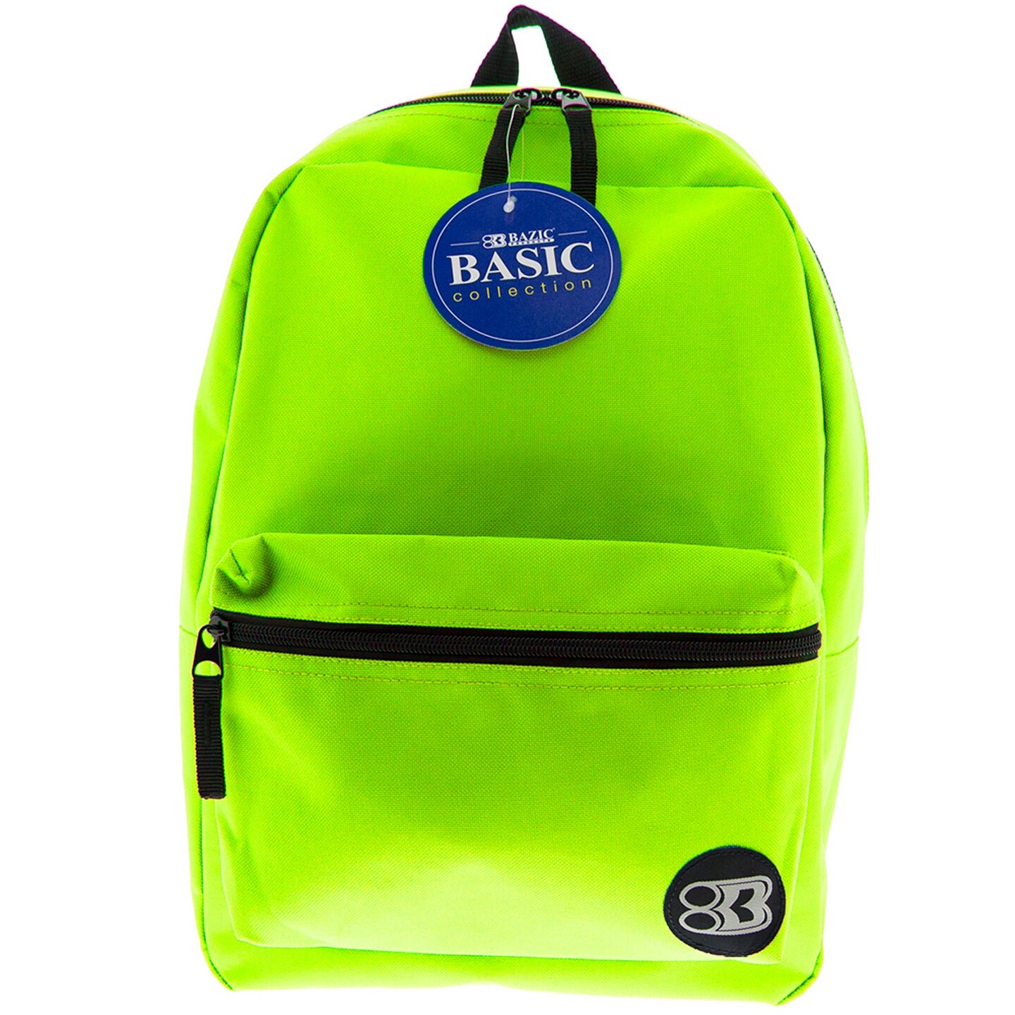 16&#x22; Lime Green Basic Collection Backpack