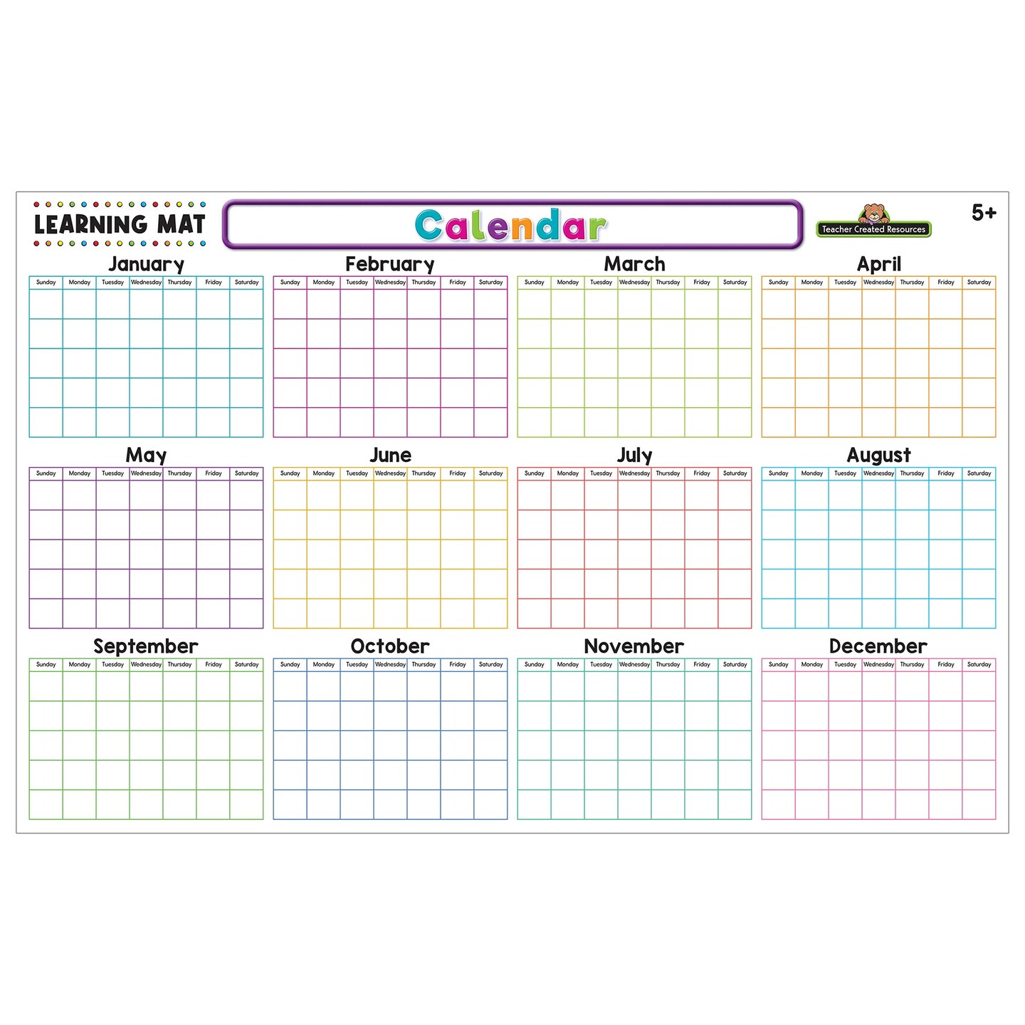 Calendar Learning Mat
