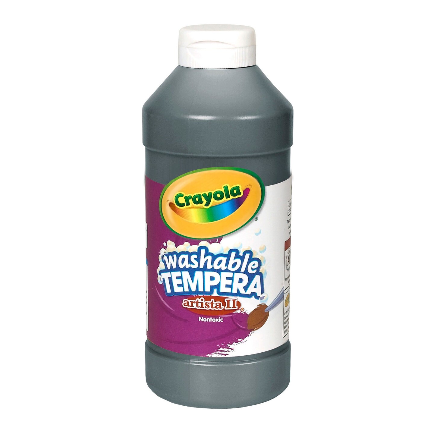 Artista II&#xAE; Washable Liquid Tempera Paint, Black, 16 oz.