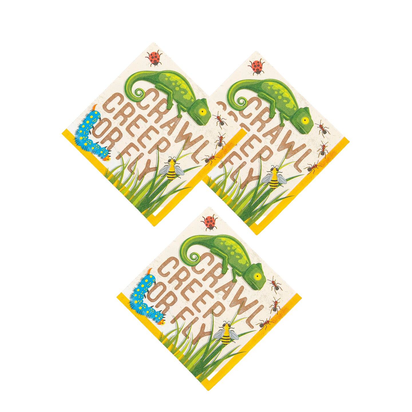Backyard Adventure Crawl, Creep or Fly Luncheon Napkins - 16 Pc.