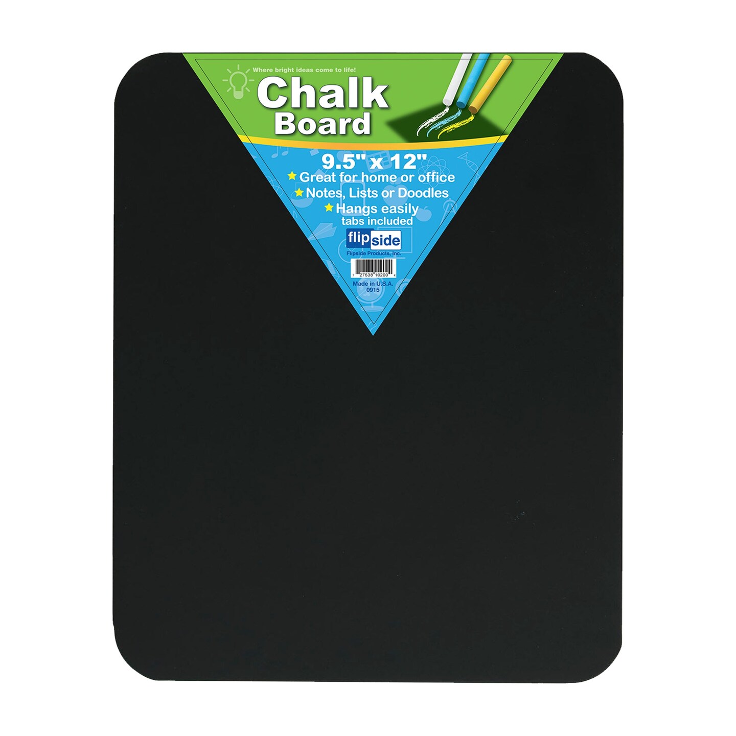 Chalk Board, 9 1/2&#x22; x 12&#x22;, Black