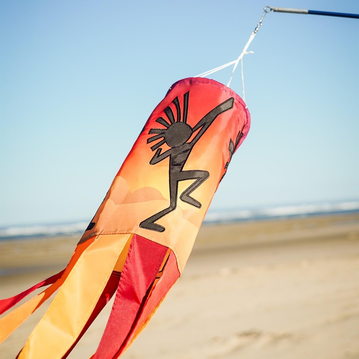 In the Breeze 5233 — Dancing Kokopelli Inspiration Windsock™ — Vibrant Southwest Outdoor Garden Décor