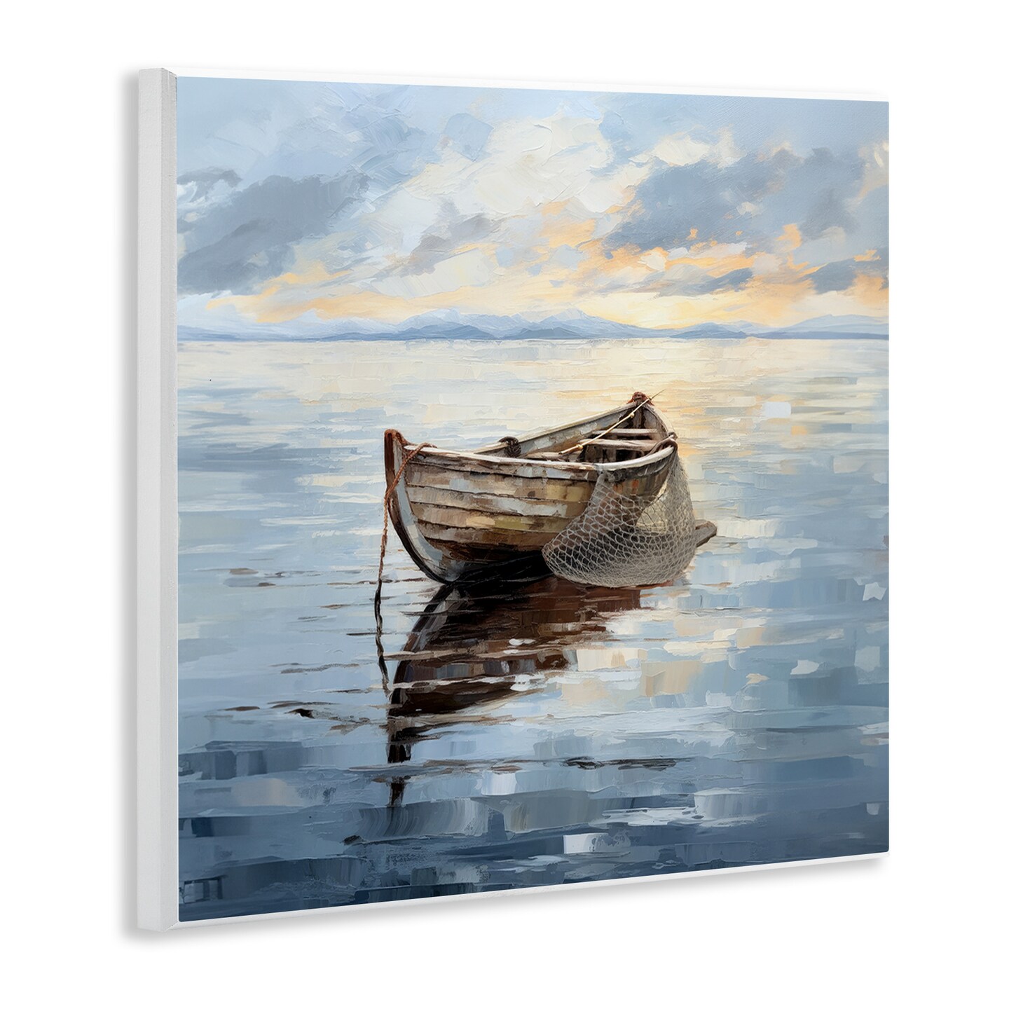 Stupell Industries Fishing Boat Painting Wall Plaque Art