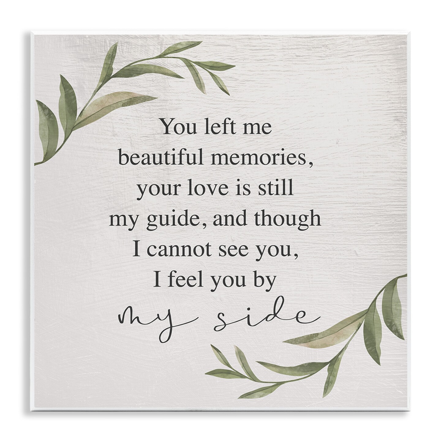 Stupell Industries Grieving Inspirational Heartfelt Phrase Wall Plaque Art