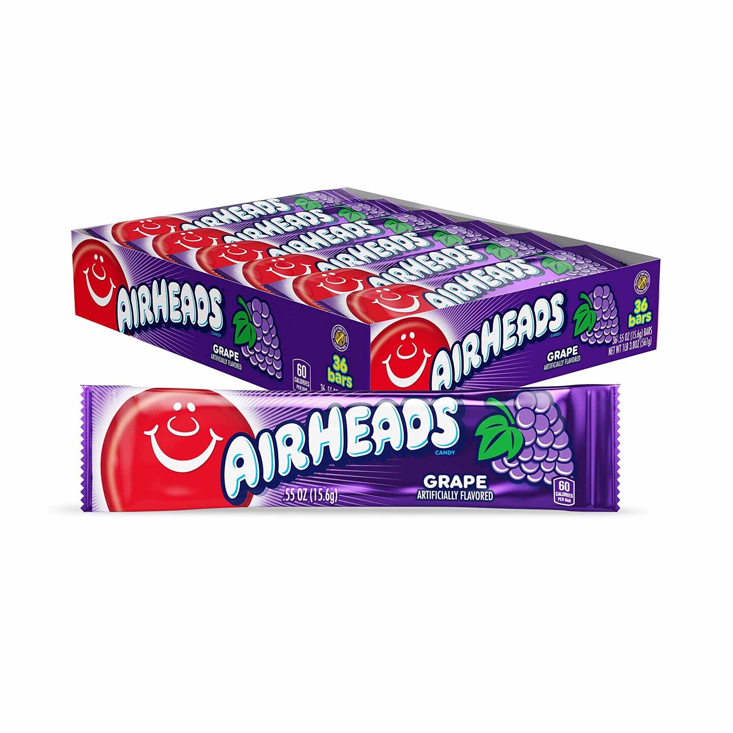 Airheads Grape 0.55oz 36ct