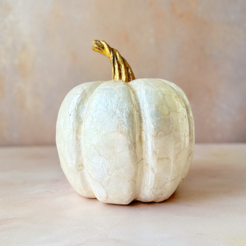 Capiz Ivory Pumpkin