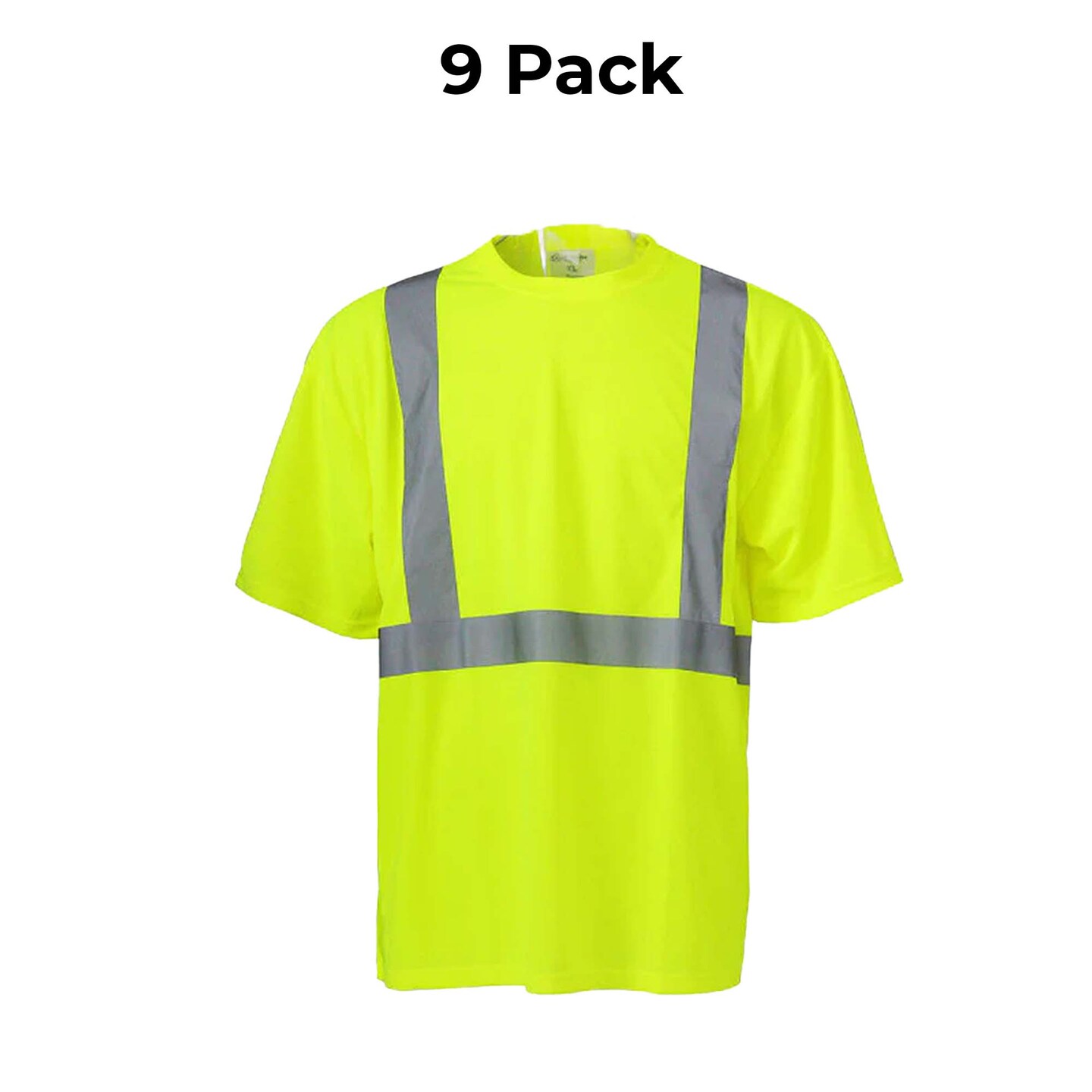 High Visibility Safety T-shirt Reflective Work Shirt Breathable Mesh Polyester
