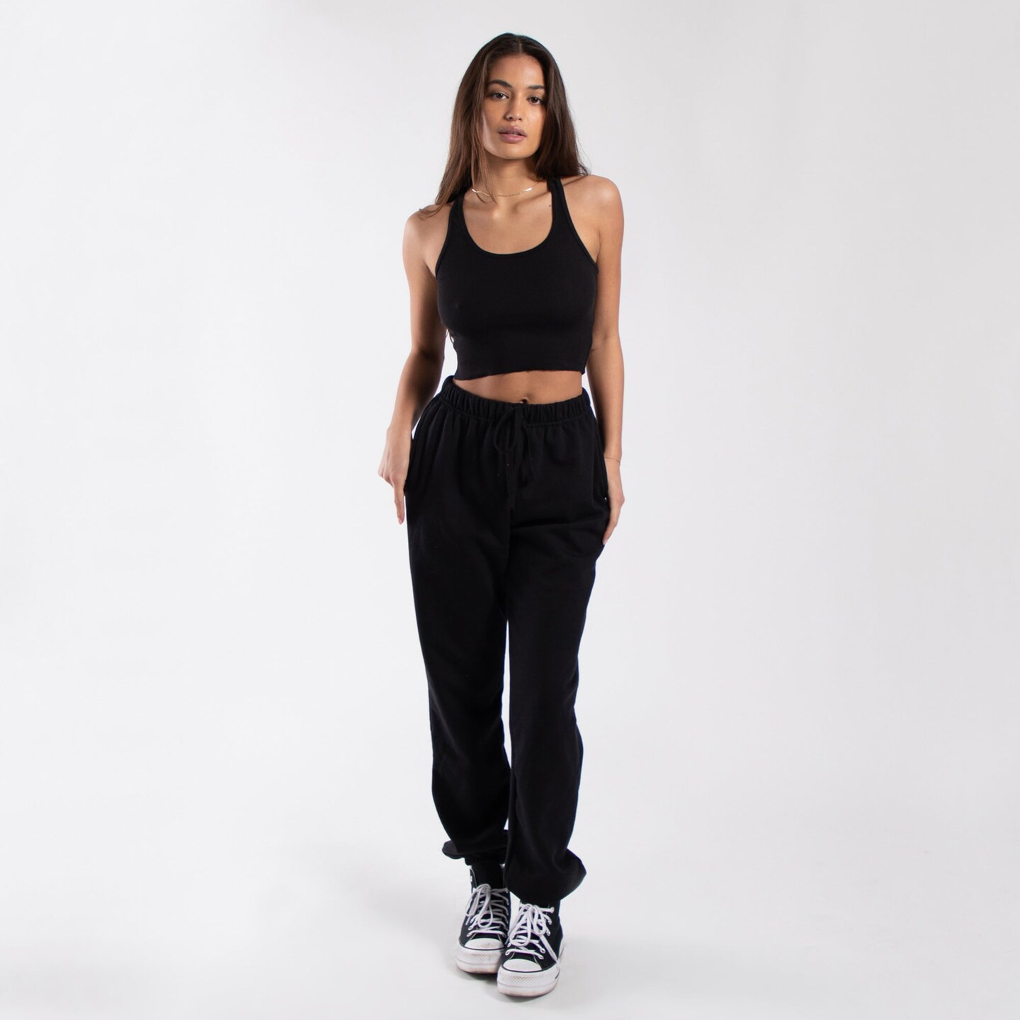 Women&#x27;s Cropped Ribbed Tank