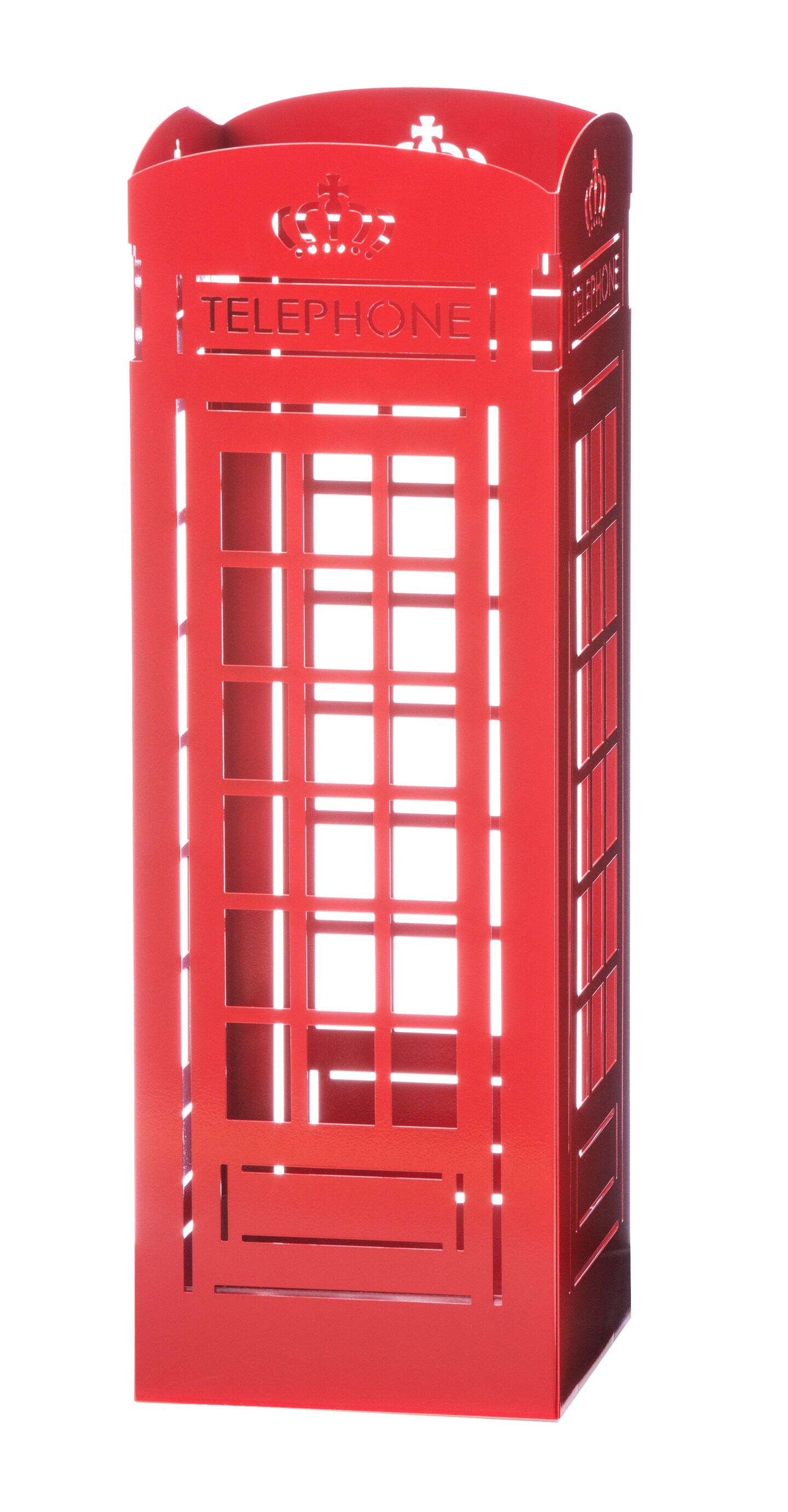 Mango Steam U.K Telephone Booth Red Umbrella Stand - for Entryway & Living Room