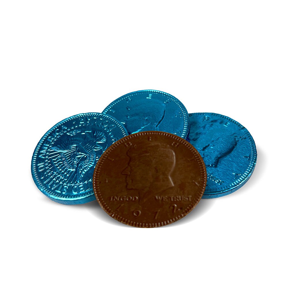 Fort Knox Carib Blue Coin-1.5&#x22; 1Lb (84Pc/Lb)