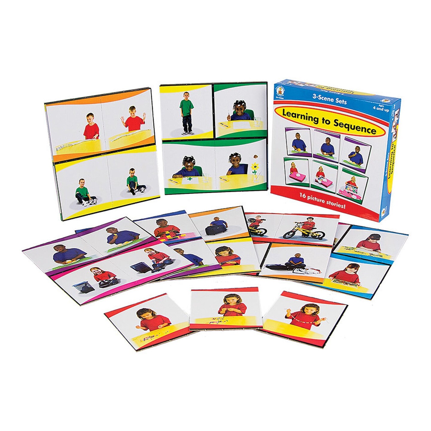 Learning to Sequence Game, 3-Scene Sets