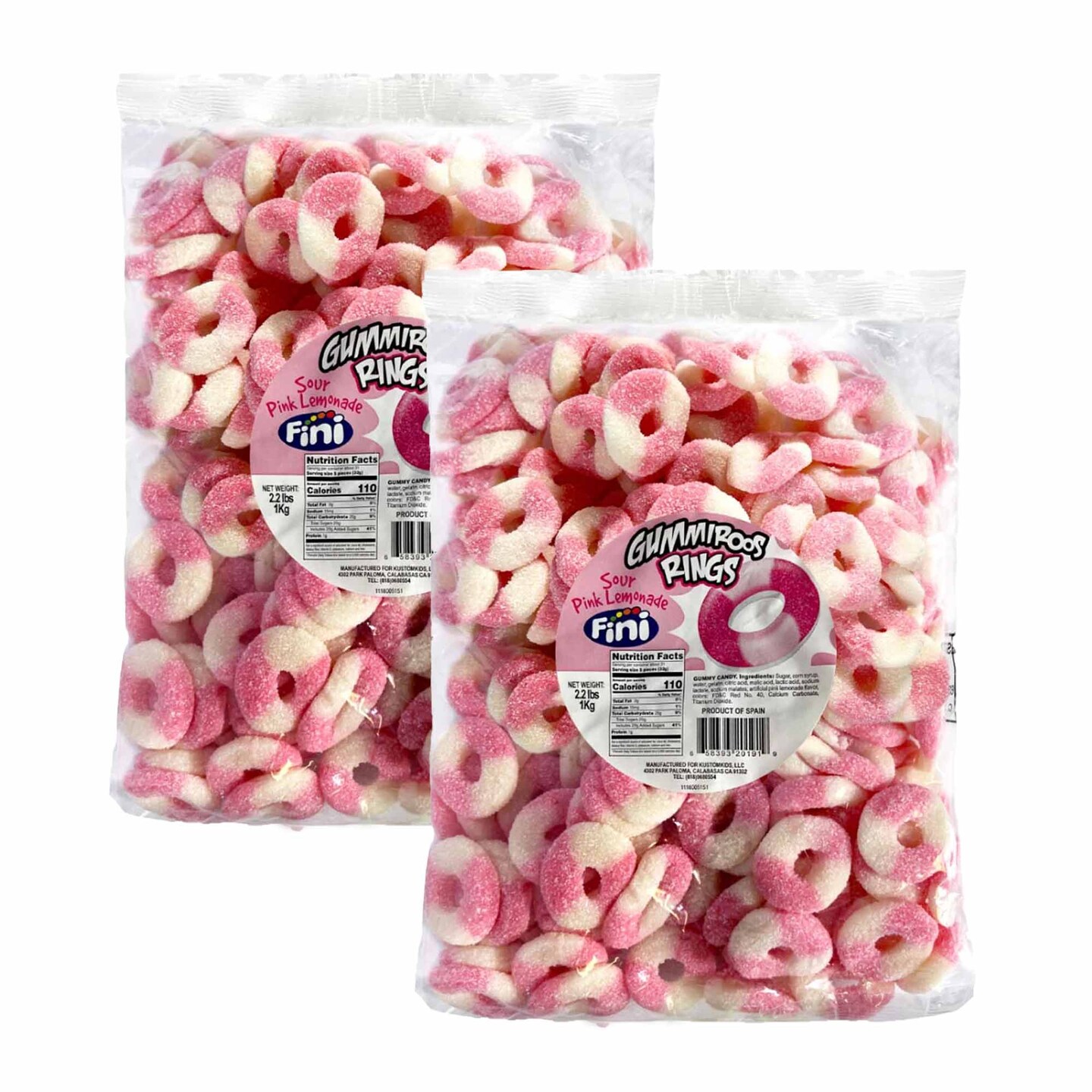 Fini Pink Lemonade Ring 2.2L