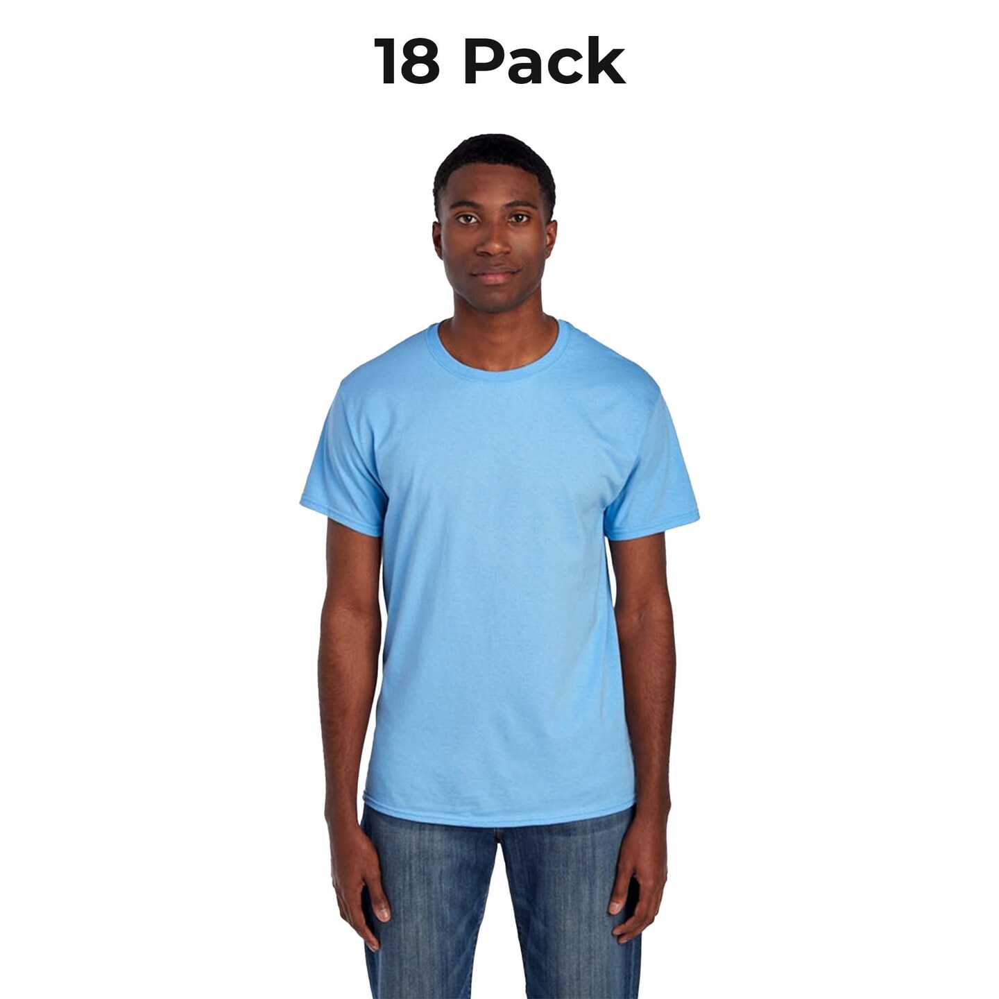 Fruit of the Loom® Cotton T-Shirt, Size: 2XL, Color: Yellow, Count