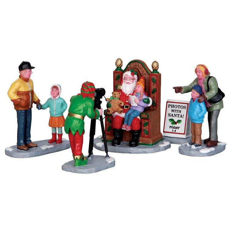 LEMAX Photos with Santa, set of 5 #22032