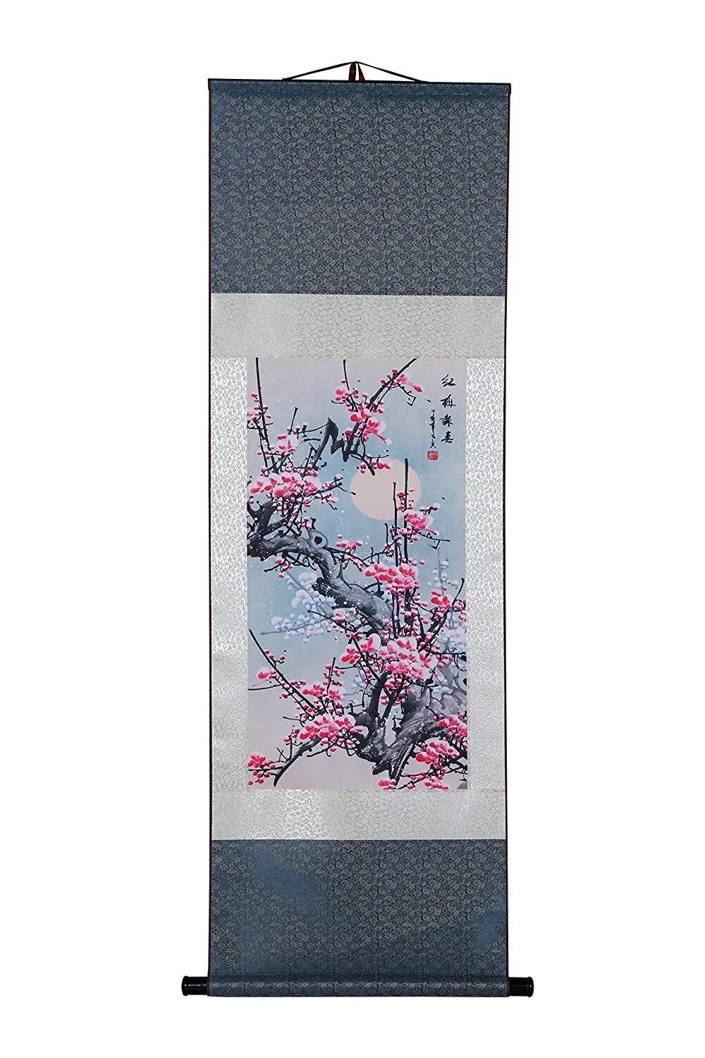 Kitcheniva Silk Chinese Painting Oriental Wall Decor