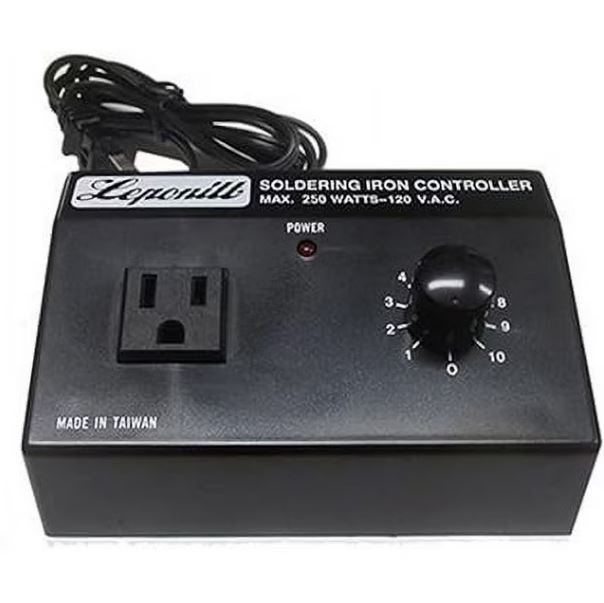 Leponitt Professional Vari Watt Rheostat Soldering Iron Controller, Soldering Iron Temperature Controller - Max 250 Watts