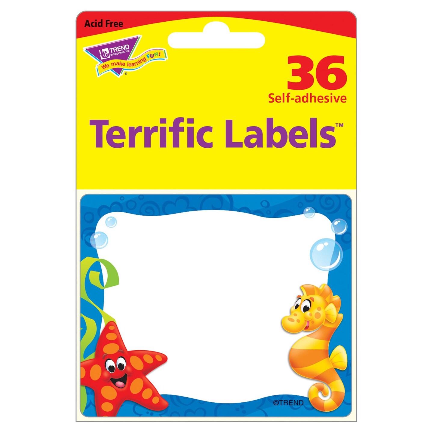 Sea Buddies&#x2122; Terrific Labels&#x2122;, 36 ct