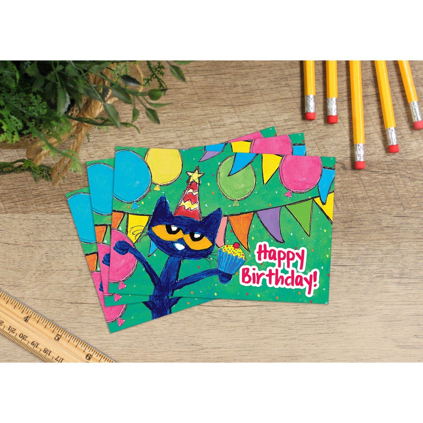 Pete The Cat Happy Birthday Postcards, Pack of 30