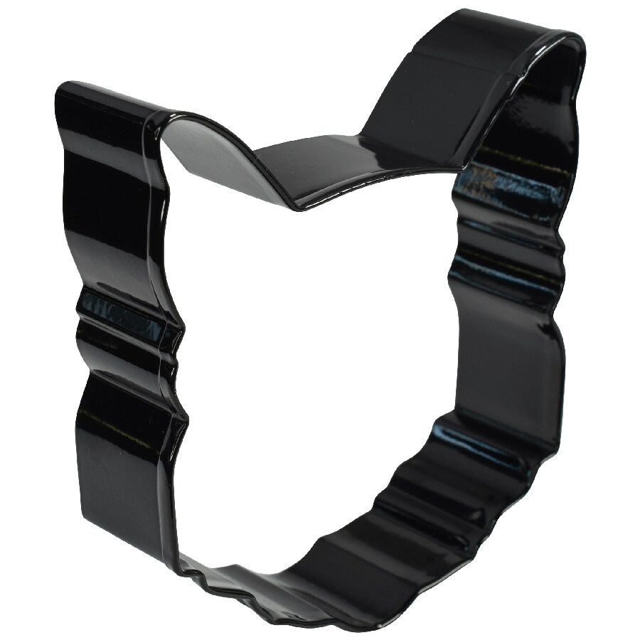 Cat Face Cookie Cutter (Black, 3.5&#x22;)